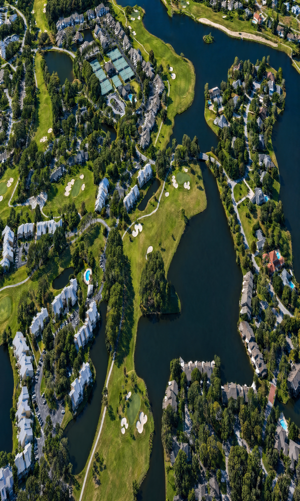 Sawgrass golf course aerial